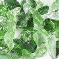 American Specialty Glass Recycled Chunky Glass, Forest Mix - Small - 0.25-0.5 in. - 25 lbs LFORESTS-25